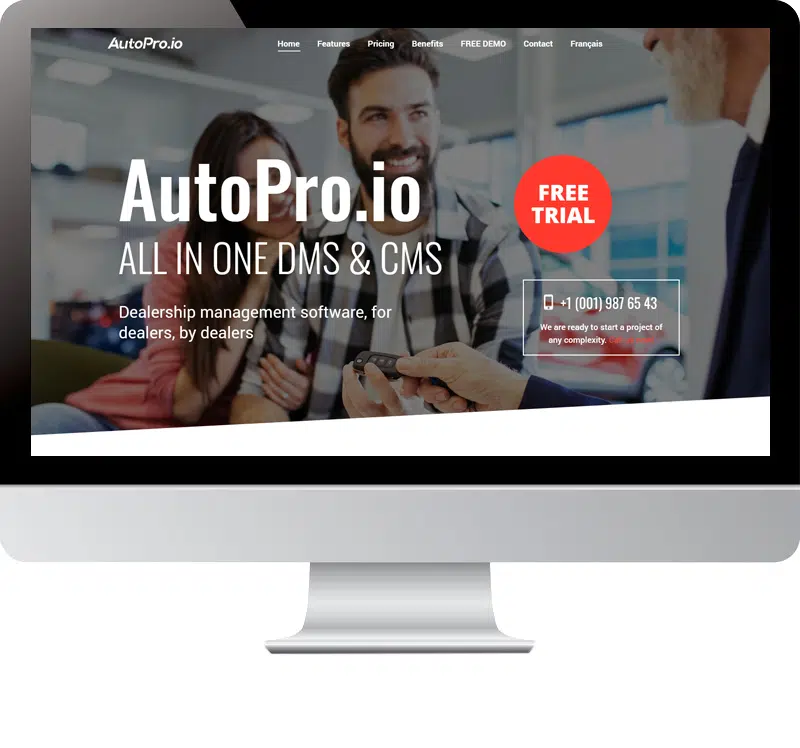 auto dealer website management autopro.io