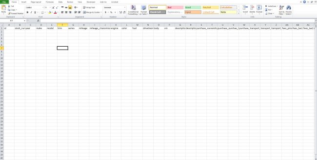 inventory import from csv autopro.io example dealership management software DMS