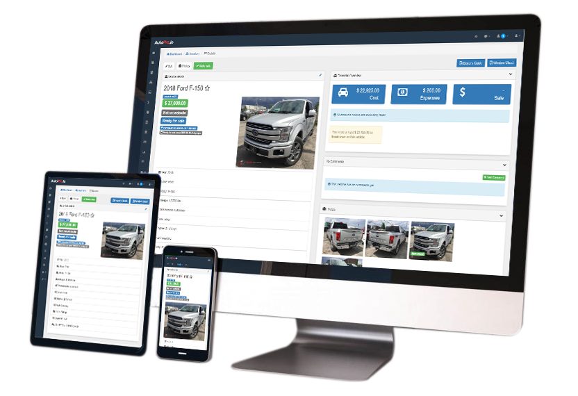 manage your car dealership inventory with AutoPro.io
