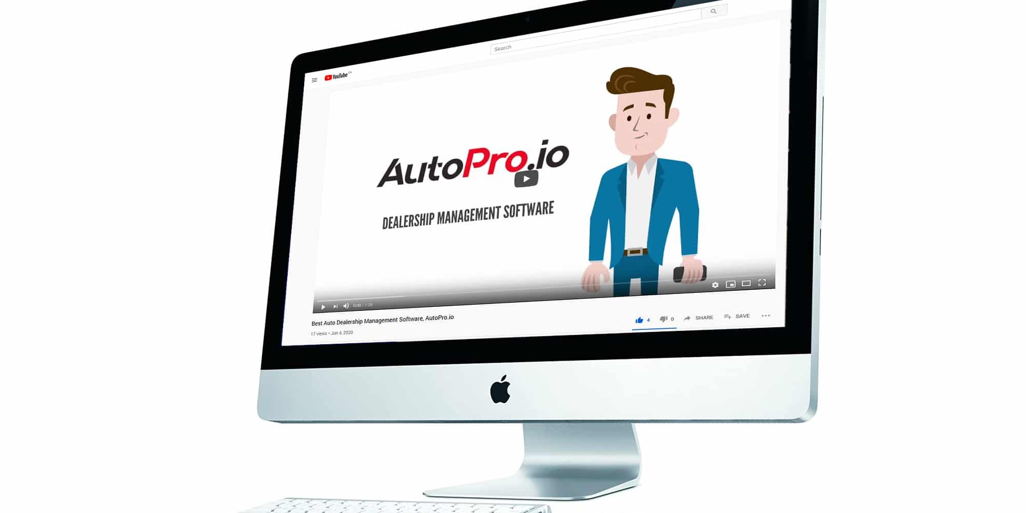 autopro dealership management software animated explainer video thumbnail