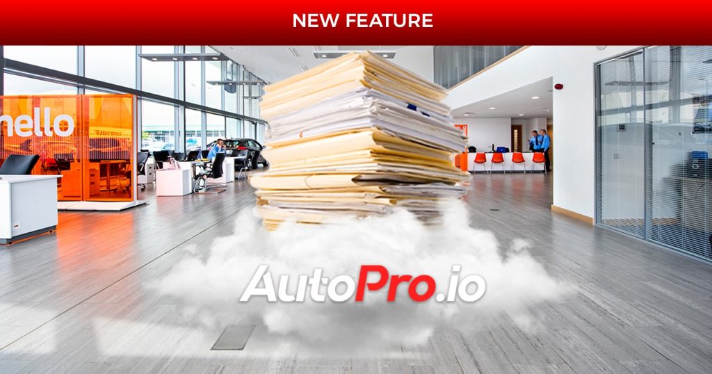 New Feature: Store all your files in the filing cabinet