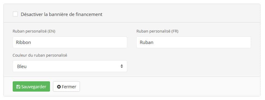 modifier ruban véhicule personalisable site web concessionnaire autopro