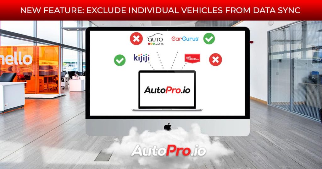 New Feature: Exclude individual vehicles from data feeds