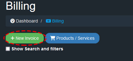 new invoice button autopro dealership management software