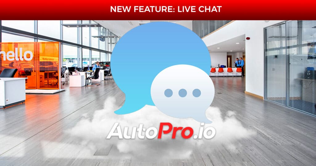New Feature: Live chat on your car dealership website