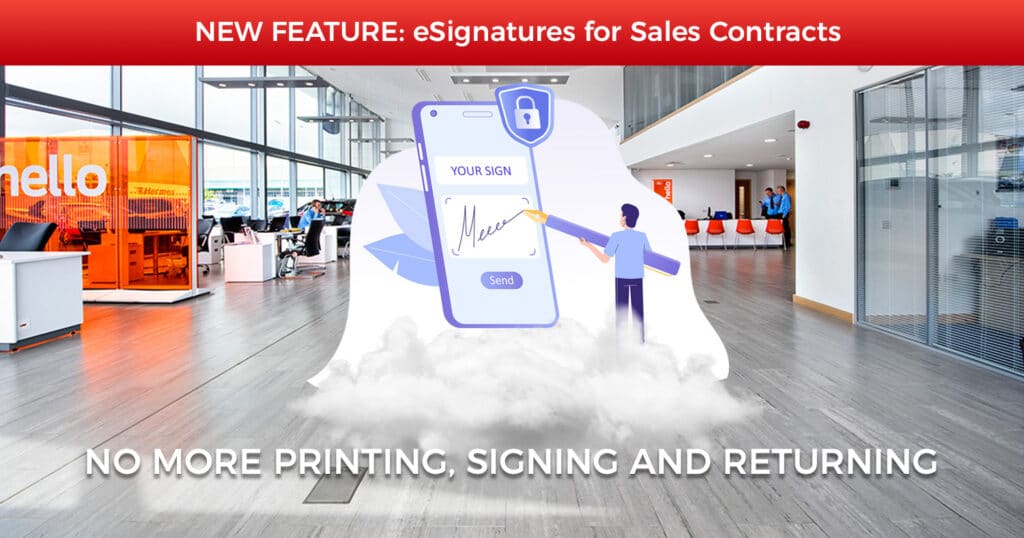 New Feature: Electronic Signatures for Retail Contracts
