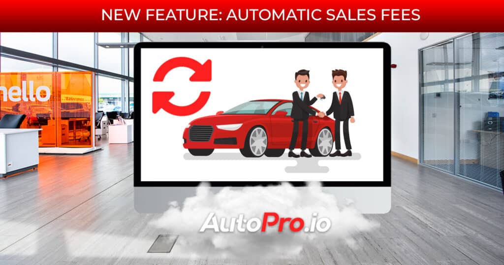 New Feature: Automatic Sales Fees