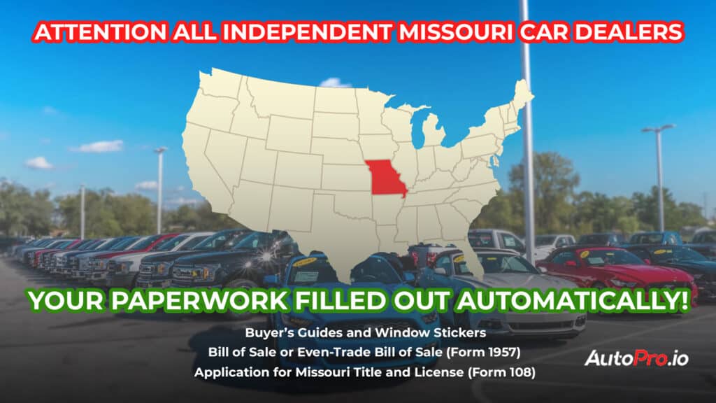 New Feature: Auto-filled Documents for Missouri Car Dealerships